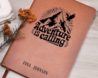 Custom Travel Journal Adventure Journal Traveling Journal Camping Journal Camper Notebook Custom Journal Camping Gift Trip Planner RV Gift