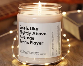 Personalisierte Tennis Kerze Kundenspezifisches Geschenk für Tennisspieler Lustiges Tennis Geschenk Weihnachtsgeschenk für Tennisspieler Tennisspieler Geburtstagsgeschenk