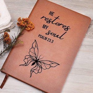 Personalized Prayer Journal for Women Personalized Leather Prayer Notebook Church Notes Sermon Notebook Christian Gifts for Women Gratitude