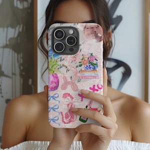 Coquette Collage Phone Case Preppy and Cute Aesthetic iPhone 15 14 13 12 11 Pro Max 8 Plus X Samsung Galaxy S23 S22 S20 Ultra