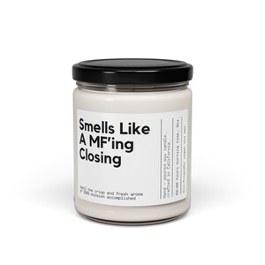 Personalized Real Estate Gift Soy Candles Custom Realtor Candle Salesperson Gift Real Estate Marketing Realtor Marketing Gift For Realtor image 3