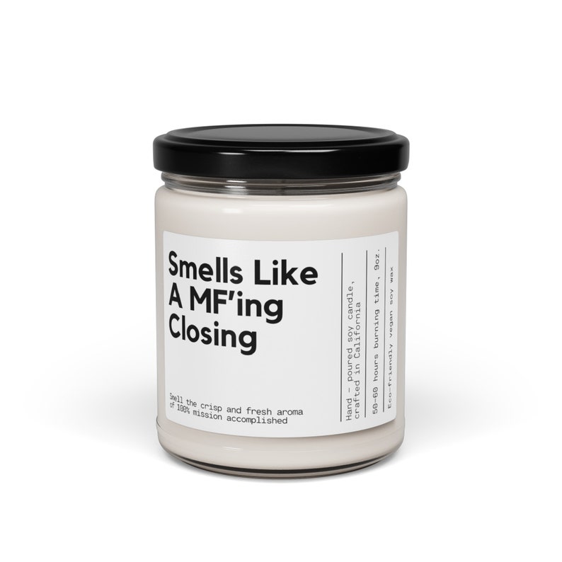 Personalized Real Estate Gift Soy Candles Custom Realtor Candle Salesperson Gift Real Estate Marketing Realtor Marketing Gift For Realtor image 3