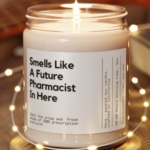 Personalized Future pharmacist in here  Custom candle pharmacy gift ideas best pharmacist future pharmacist gift pharmacist graduation gift
