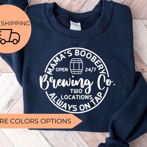 Mama’s Boobery Sweatshirt,Mama’s Boobery Brewing Co Sweatshirt,Moms Christmas Sweatshirt,Christmas Gift For Mothers,Happy New Year,Xmas Gift