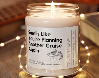 Personalized Funny Traveling Gift Custom Travel Agent Gift Vacation Planning Gifts for Her Gift for Traveler Friend World Traveler Candle