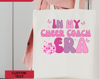 In My Cheer Coach Era Tote Bag Cheer Coach Tote Bag Cheerleader Tote Bag Cheerleading Tote bag Cheer Coach Tote Sports Coach Gift