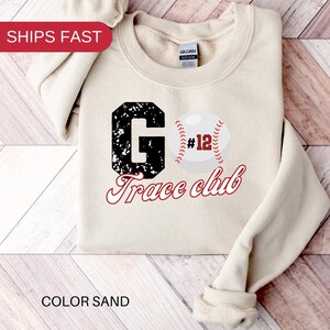 Custom Football Sweatshirt, Personalized Football Mom Crewneck, Football Fan Pullover, Football Number Sweatshirt, Custom Football Team Tee
