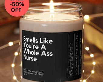 Personalized New Nurse Funny Candle Gift Nursing School Graduation Gift For Friend New Nurse Gift Daughter Son Gift Funny Nurse Gift Nurse