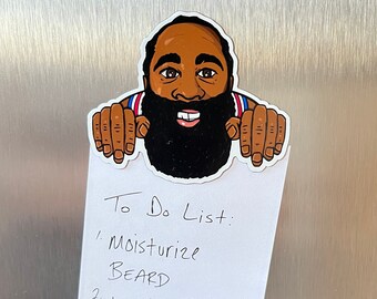Peeping ‘The Beard,’ James Harden Magnet - Philadelphia 76ers, Sixers