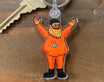 Grit Naked Gritty Keychain - Philadelphia Flyers, Gritty
