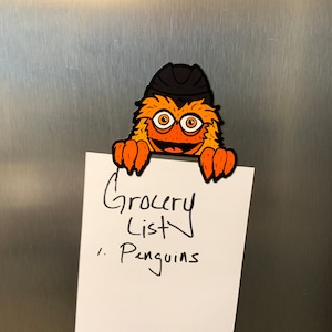 Peeping Gritty Magnet - Philadelphia Flyers, Gritty
