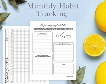 Mental Health Tracker Printable/instant Download | Etsy