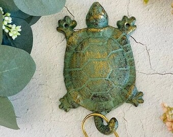 Towel Hanger Cast Iron Turtle Wall Hook Coat Key Rack Pool Hat Bathroom Towel Hanger Cast Iron Turtle Wall Hook Coat Key Rack Pool Hat Bathroom