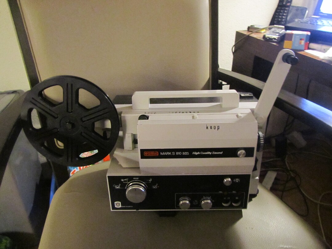 Projecteur Eumig Mark S 810 Super 8 - Haute Qualité, Sonore, Fonctionne, Avec Cordon