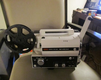 Eumig Mark S 810 Super Single High Quality Sound, a rare, near mint super 8mm cine projector