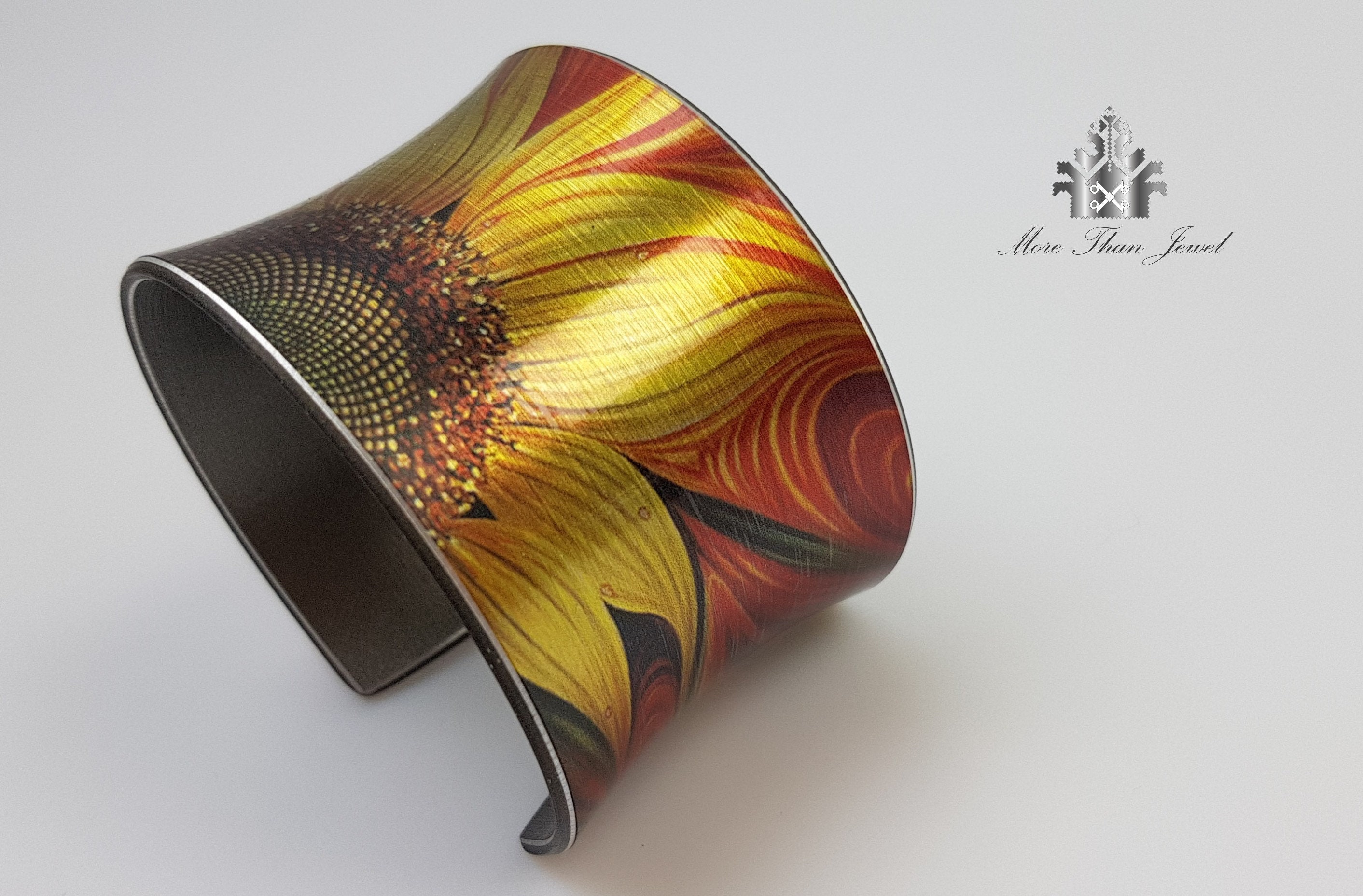 Handmade Cuff Bracelet Design SUNFLOWER | Etsy