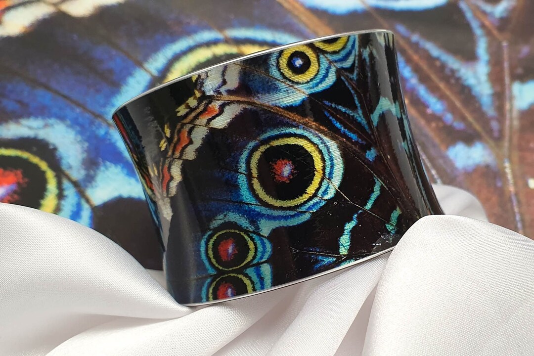 Butterfly Wings Cuff Bracelet, Butterfly Jewelry, Gift for Women