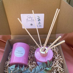 Candle and Diffuser Gift Box, Beautiful Gift Box, Gift For Her, Friendship Gift, Birthday Gift, Teachers Gift, womens gift, Gift for mum-