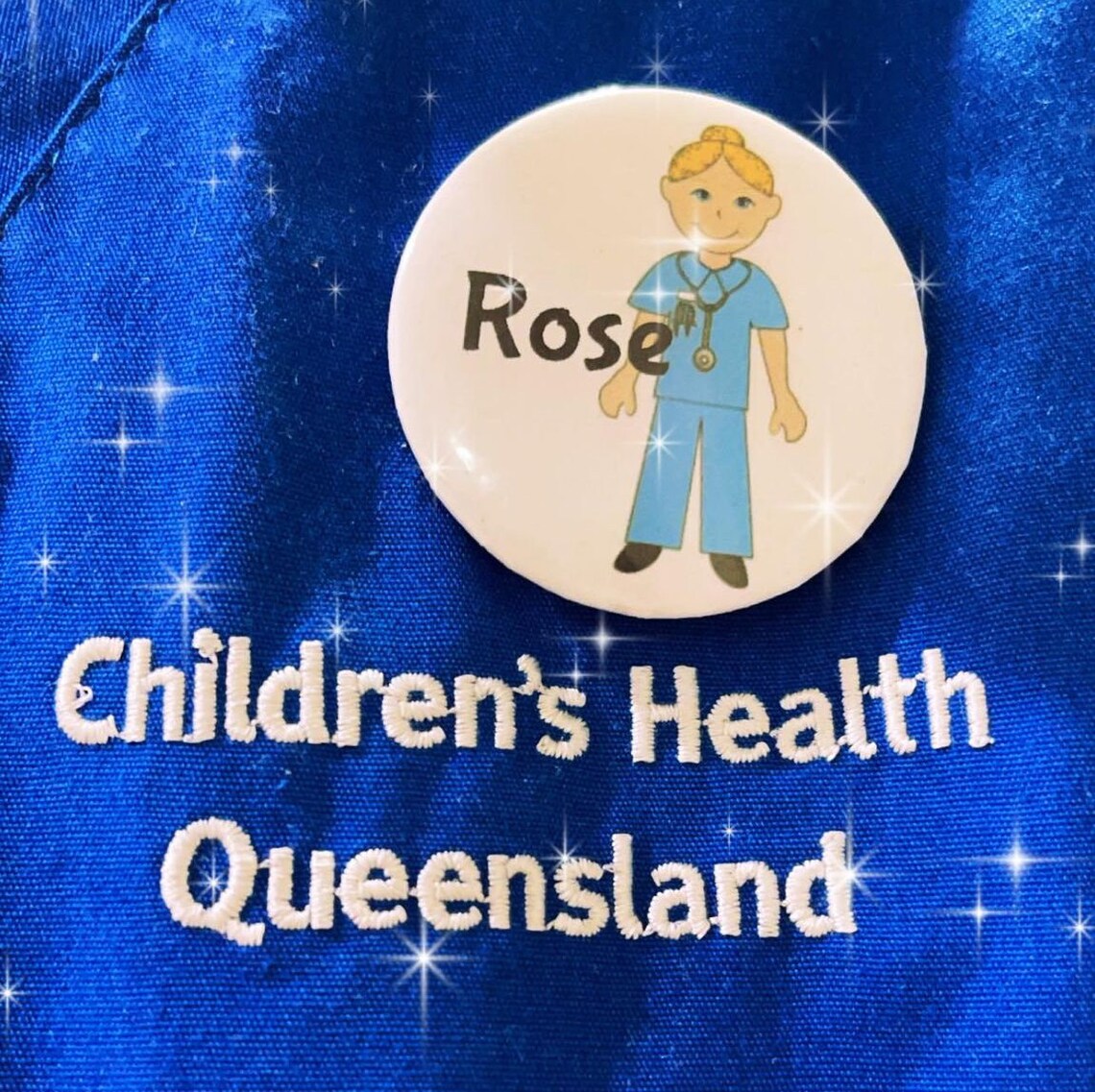 Nurse Name Badges Girls and Guys Name Badge Nurse Etsy