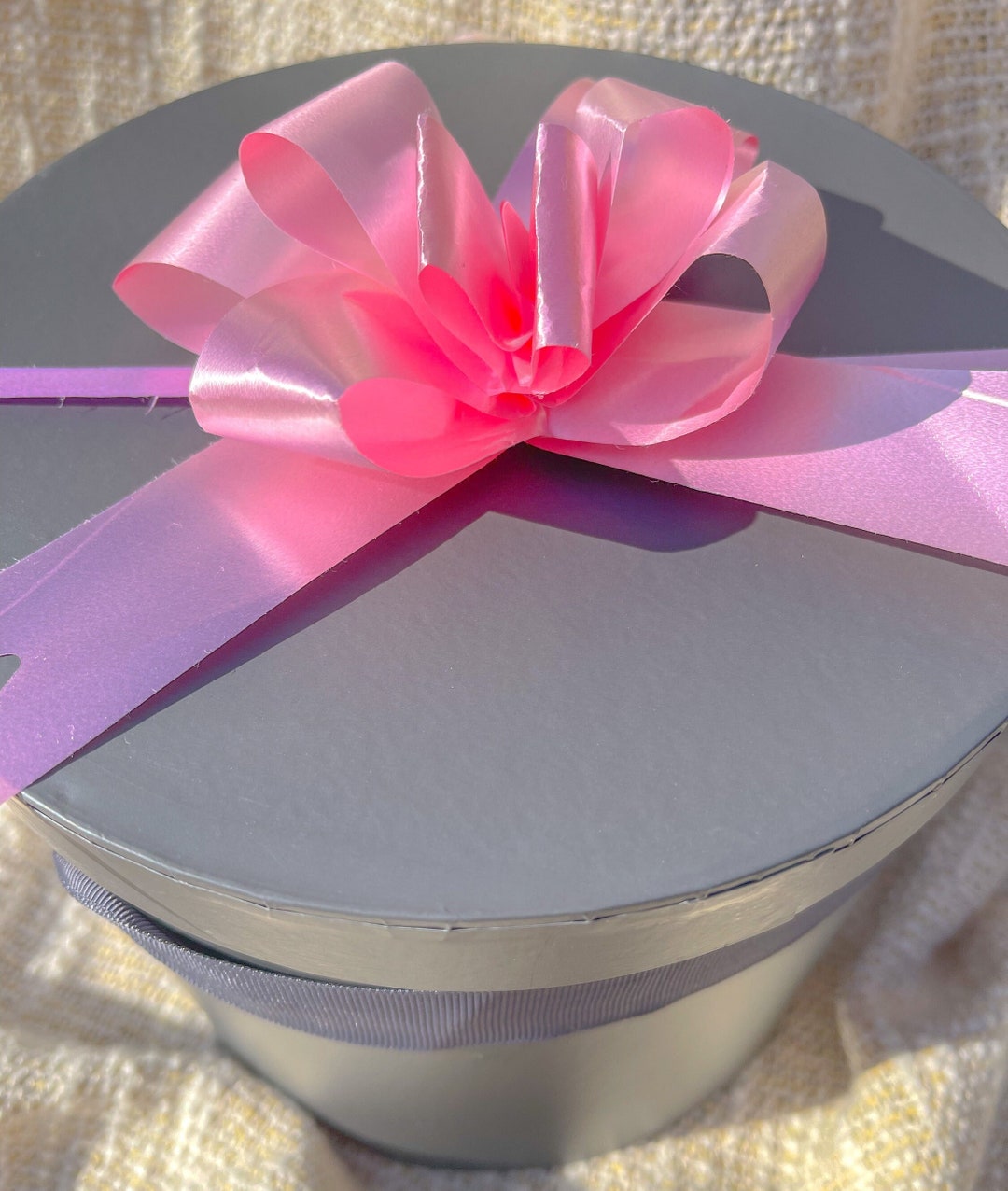 Charcoal Coloured Hat Box Gift Setwomen's Gift Boxladies Etsy