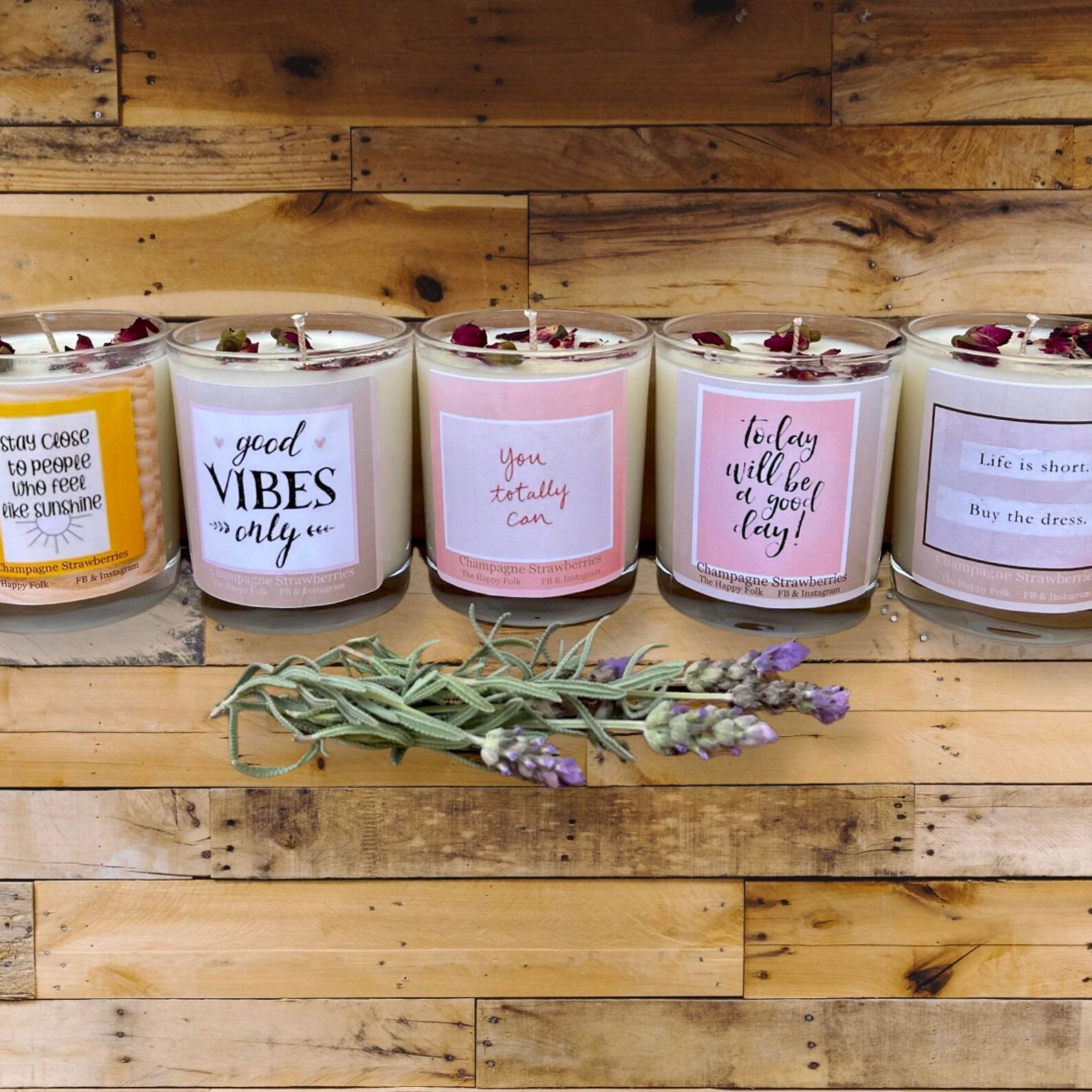 Quote Candlescandles With Quotesinspirational Etsy