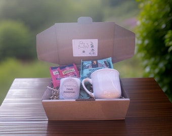 Hug and a cup of tea gift box | Box of hugs | Letterbox gift |Chocolate gift |Thinking of you |Personalised gift |hug gift box/sympathy gift