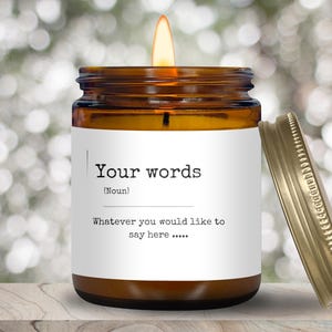 Dictionary meaning candle-your words candle message-message candle-candle gift-gift boxed candle-candle with message-gift for friend-candle