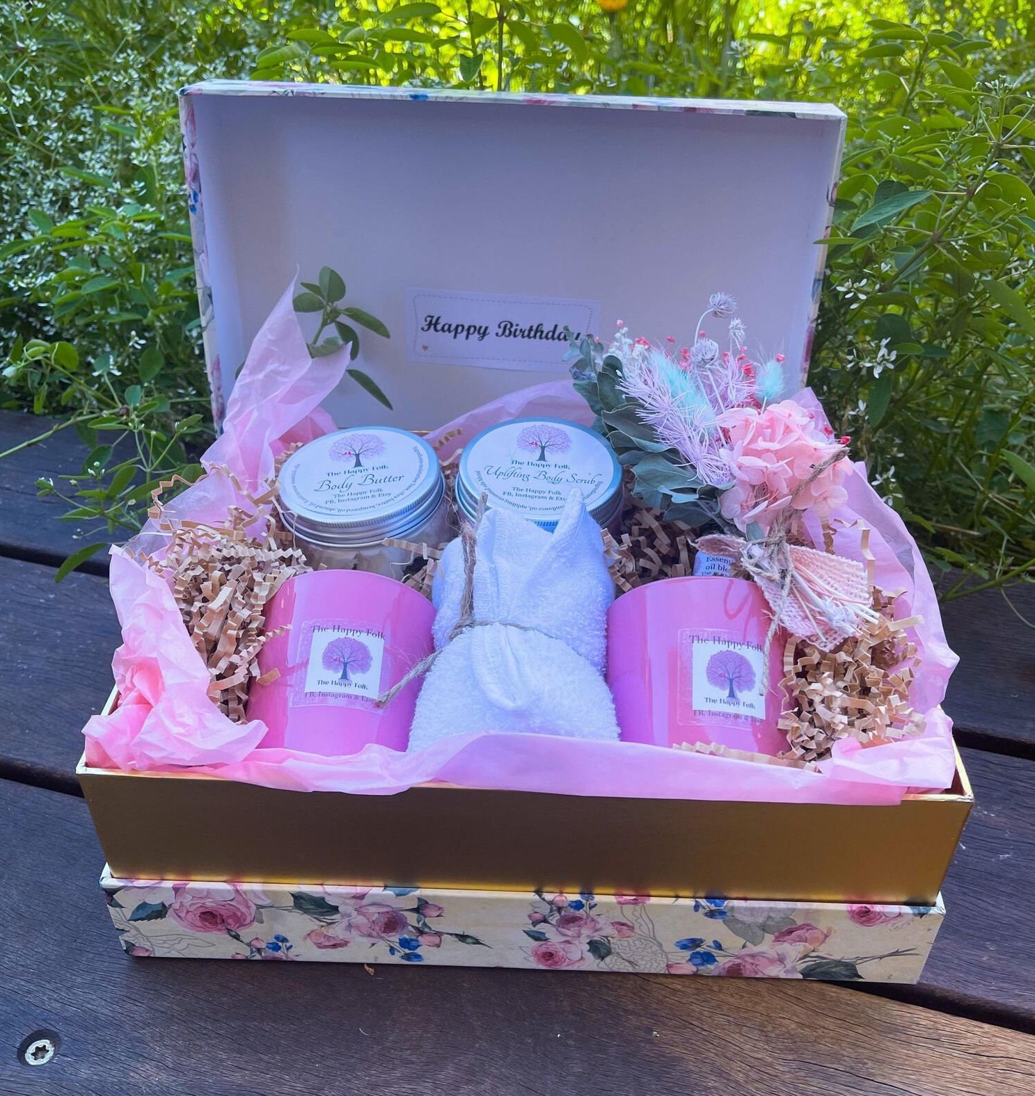 Beautiful Floral Gift Boxespamper Gift Boxgift for Etsy Australia