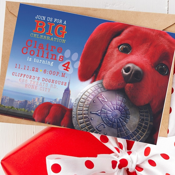Clifford Birthday - Etsy