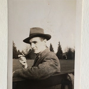 Vintage Photograph of Man, Antique Photograph, Old Photo, Black and White, Sepia Photo