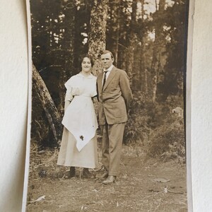 Vintage Couple Photograph, Antique Photo, Old Photo, Black and White, Sepia Photo