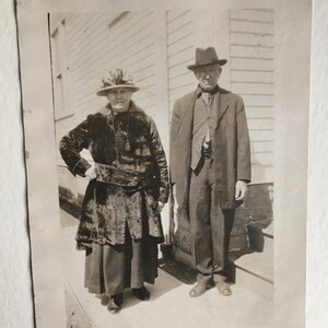 Vintage Couple Photograph, Antique Photo, Old Photo, Black and White, Sepia Photo