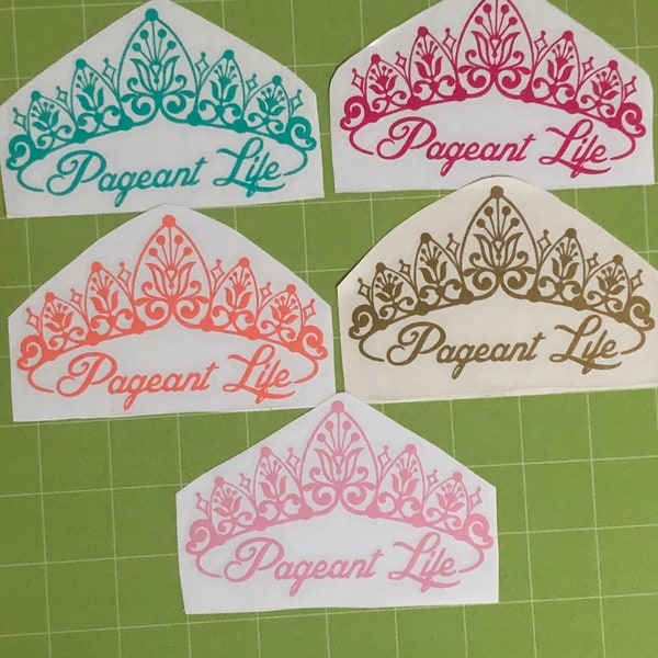 Pageant Life Car Decal