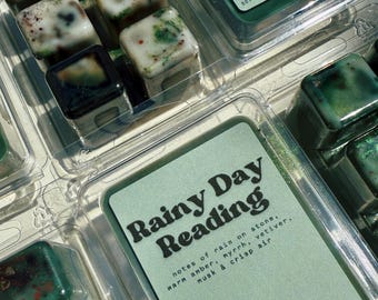 Rainy Day Reading Soy Wax Melt: Amber, Myrrh, Vetiver - 2.5oz