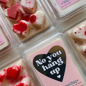 No You Hang Up, Horror Inspired Wax Melt: Bergamot, Mahogany & Musk - 2.5oz