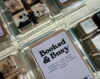 Booked & Busy Soy Wax Melt: Apple, Cardamom, Cinnamon