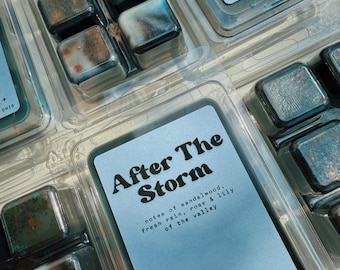 After The Storm Soy Wax Melt: Sandalwood, Rose & Lily