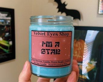 I’m A Star — Pearl/X Inspired Soy Candle - Horror Movie Candle - Halloween Candles - Velvet Eyes Shop
