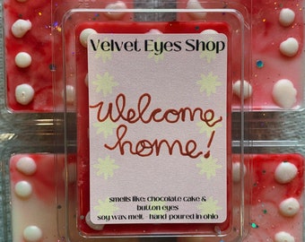 Welcome Home Cake, Halloween Inspired Soy Wax Melt: Chocolate Cake Scent
