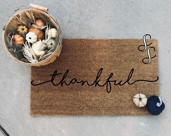 Thankful Doormat | Doormat | Fall Doormat