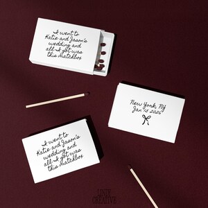 Funny Wedding Matchbox Favor Template | Editable Canva Design (Digital Download)