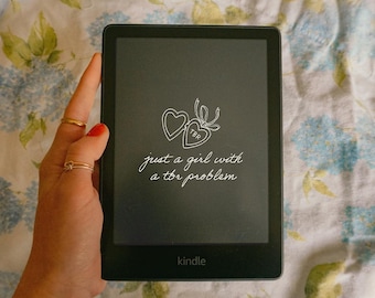 Custom Kindle Lock Screen: Booktok TBR Design (EPUB File)
