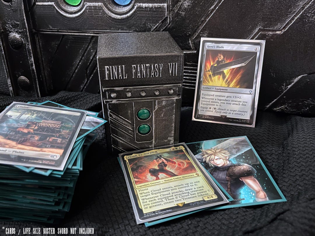 final fantasy mtg equipment deck Magic: The Gathering VII Commander Whenever equipped creature deals combat damage to a player Final Fantasy Equipment // Standard