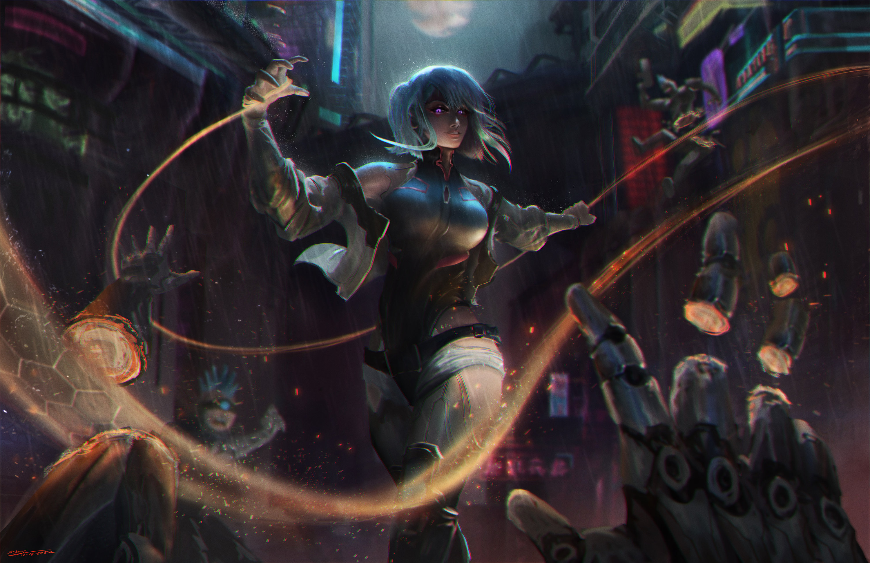 Cyberpunk Edgerunners Splash Moving Wallpaper