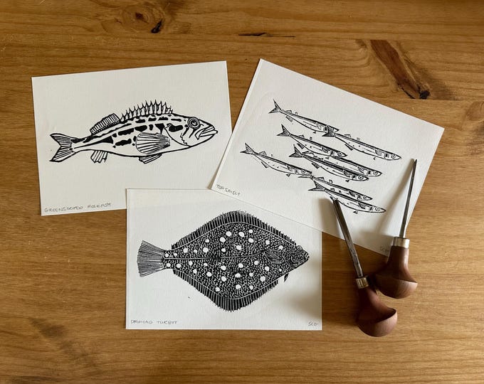 Pacific Ocean Fish Prints ‘24