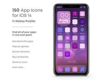 Galaxy App Icons - Etsy