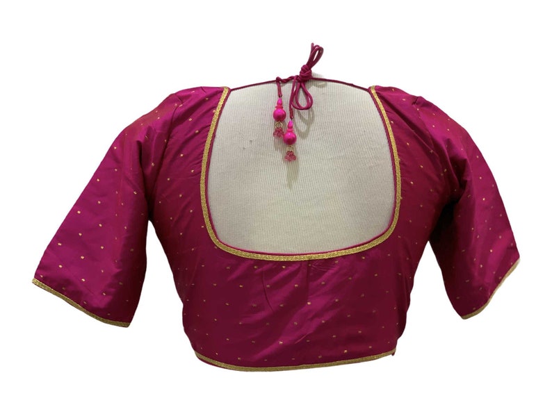 Pink and Gold Blouse
