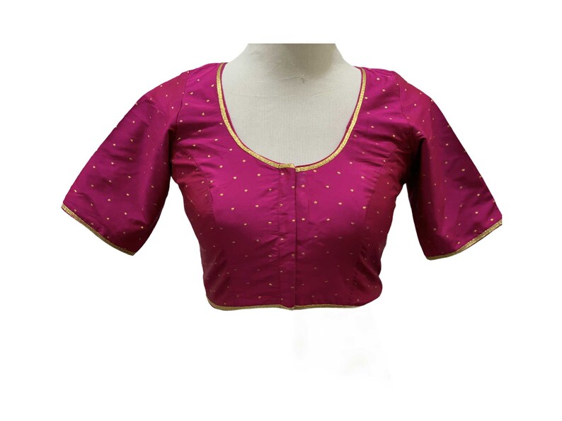 Pink and Gold Blouse