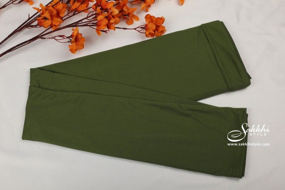 Dark green Lycra Saree Shapewear petticoat for Women