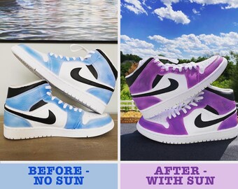 jordan color changing shoes